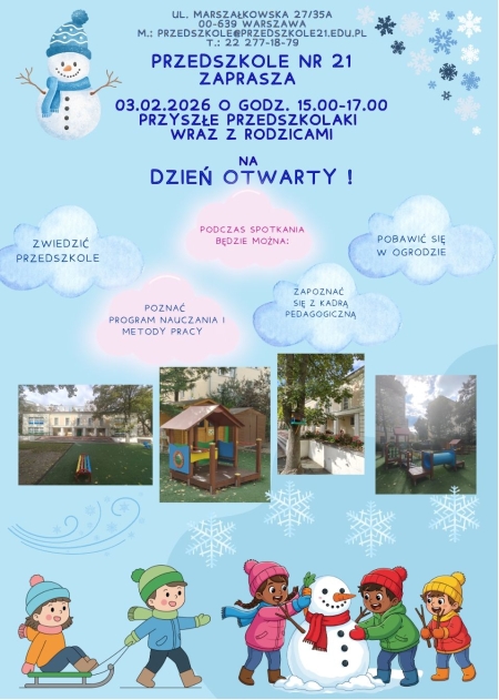 Zapraszamy do oglądania przedszkola! 