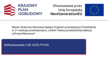 Zdobycie grantu dla Przedszkola!